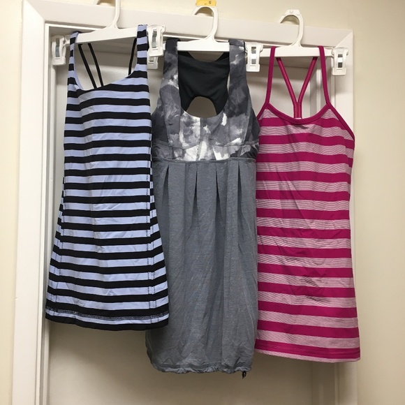 lululemon athletica Tops - Lot (3) Lululemon Tank Tops Sz 4